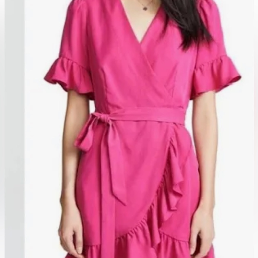 Line + DOR pink ruffled dress